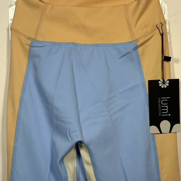 Lumi Collective Color Block Activewear Set Sports Bra Leggings youth child NWT - Picture 11 of 13